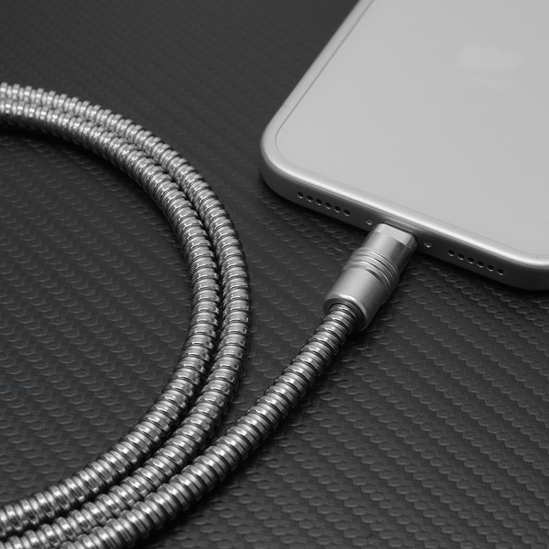 "SteelGuard Max" Pet Chew-Proof Stainless Steel Reinforced Charging Cable - Image 4