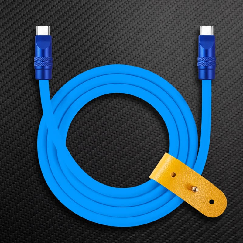 "TechnoGloss" 240W Reflective Shine Charge Cable (C+Lightning) - Image 11