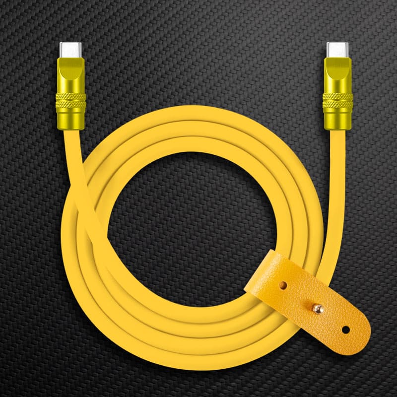 "TechnoGloss" 240W Reflective Shine Charge Cable (C+Lightning) - Image 29