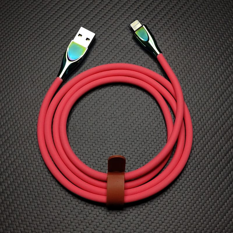 "Thin Chubby" 240W Liquid Silicone Charging Cable With Quenched Colored Connector - Image 14