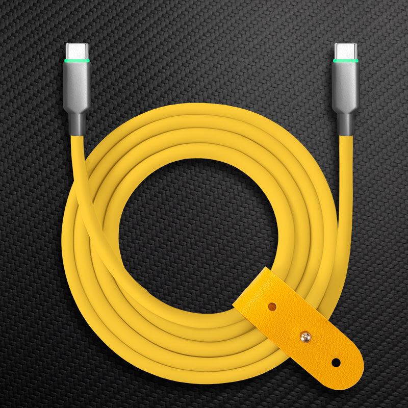 "Thin Chubby" 100W Smart Light Charging Cable With Mirrored & Frosted Connector - Image 39
