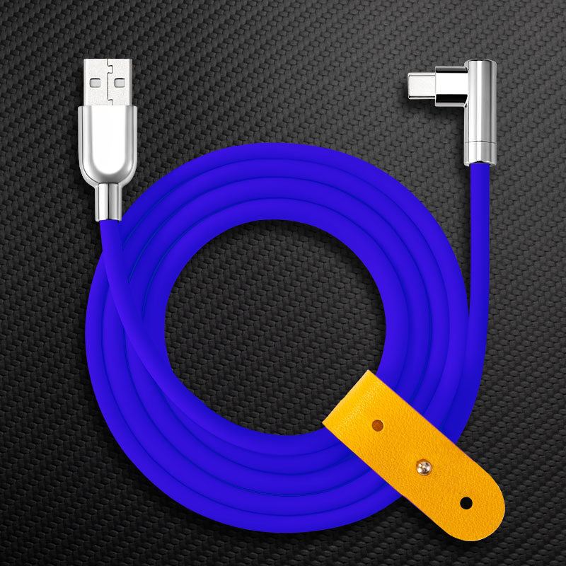 "Thin Chubby" 240W Charging Cable - 90° Elbow Design & Mirrored Connector - Image 32
