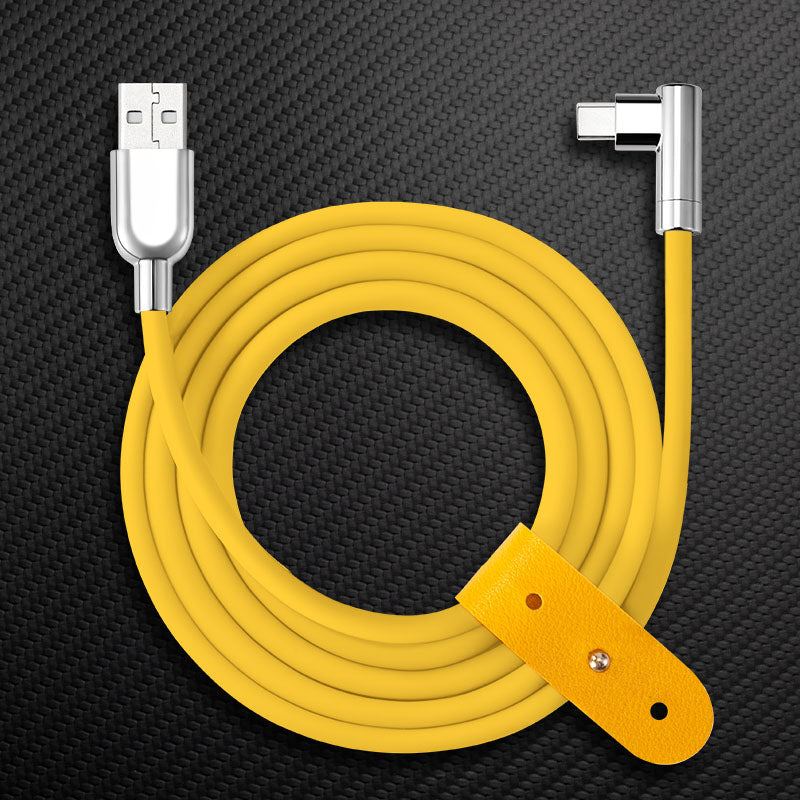 "Thin Chubby" 240W Charging Cable - 90° Elbow Design & Mirrored Connector - Image 37