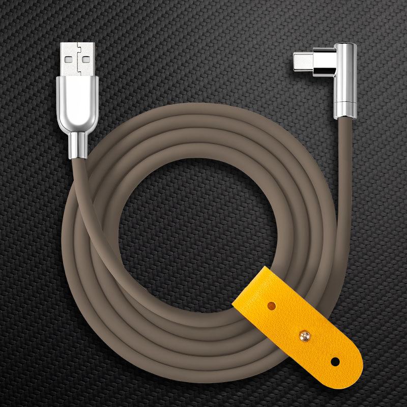 "Thin Chubby" 240W Charging Cable - 90° Elbow Design & Mirrored Connector - Image 38