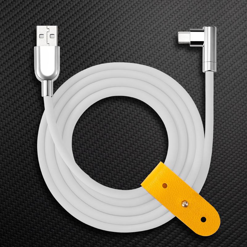 "Thin Chubby" 240W Charging Cable - 90° Elbow Design & Mirrored Connector - Image 39