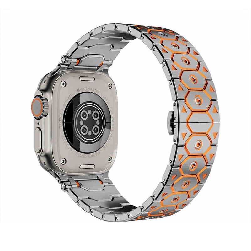 "Elegance Redefined" Luxury Titanium Stainless Steel Band For Apple Watch - Image 12