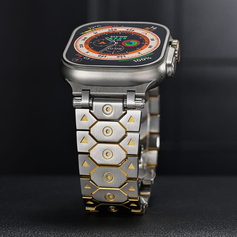 "Elegance Redefined" Luxury Titanium Stainless Steel Band For Apple Watch - Image 5